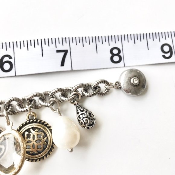 Chicos Charm Bracelet Multimedia Gold Silver - Picture 9 of 11